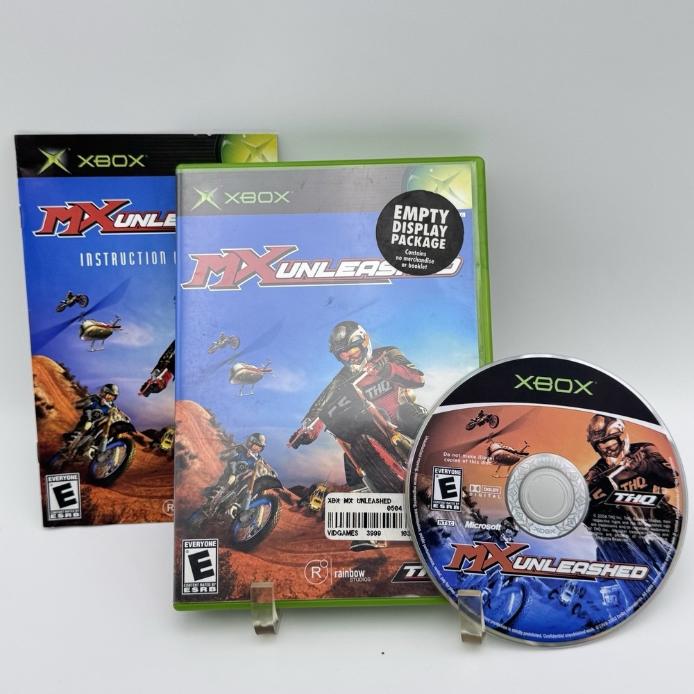 MX Unleashed (Original Xbox) CIB COMPLETE & Tested